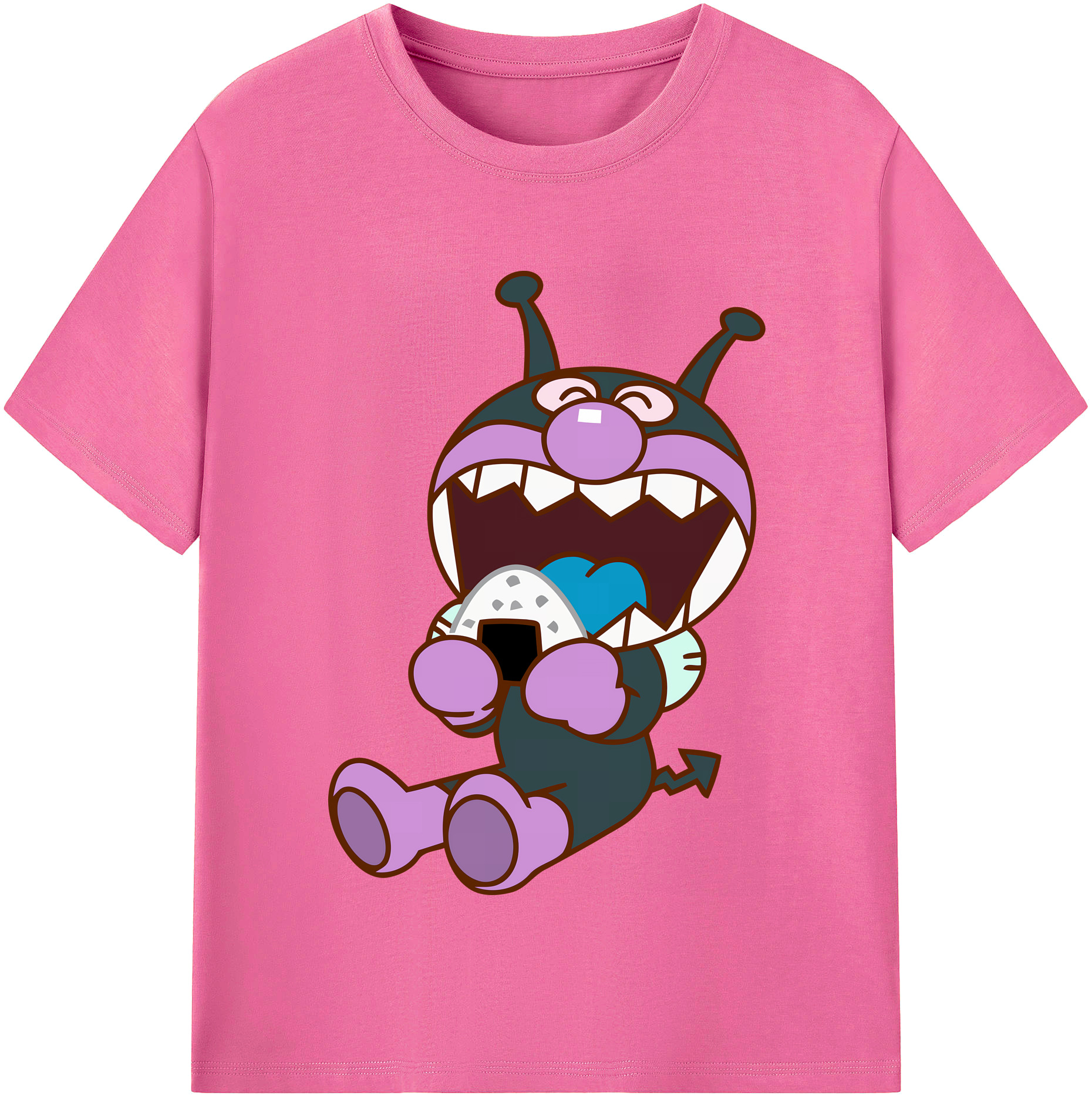 （画像用） アンパンマン Anpanman レディースカジュアルプリントTシャツ（綿100％）